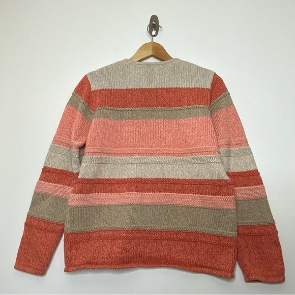 L.L. Bean Multicolor Striped Cardigan - Picture 2 of 5